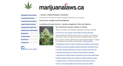 Desktop Screenshot of marijuanalaws.ca